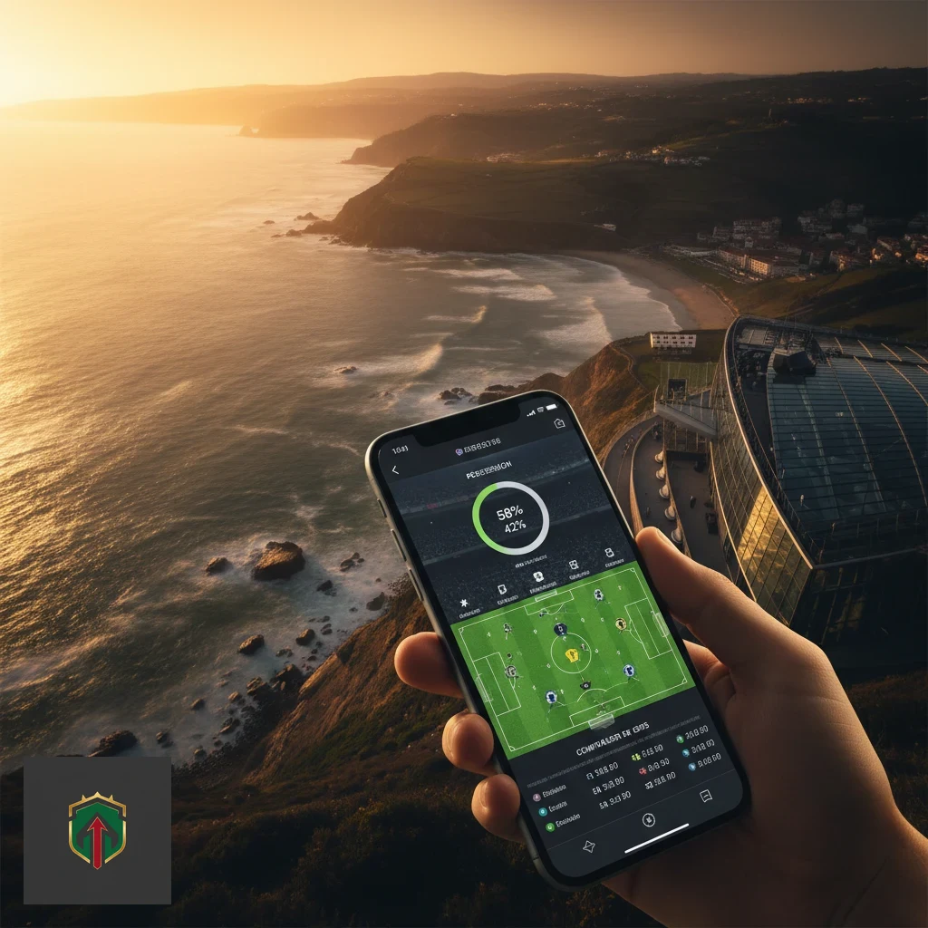 Interface de comparação de cotas entre diferentes mercados de futebol